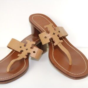 Tory Burch Tan Leather Sandals